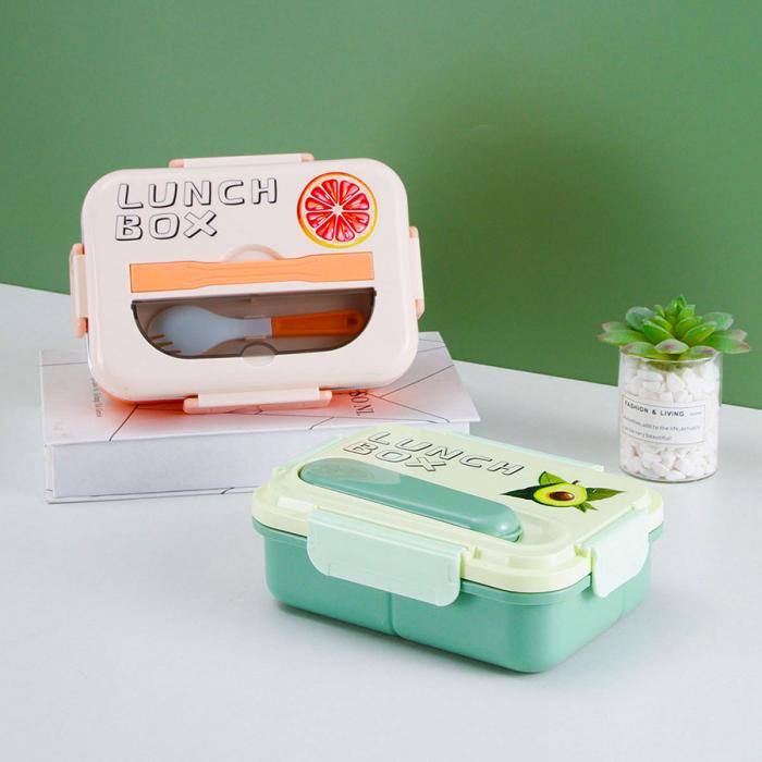 熱潮二格不銹鋼飯盒/